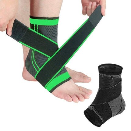1 Pc Sports Ankle Brace Compression Strap Sleeves Support 3d Weave