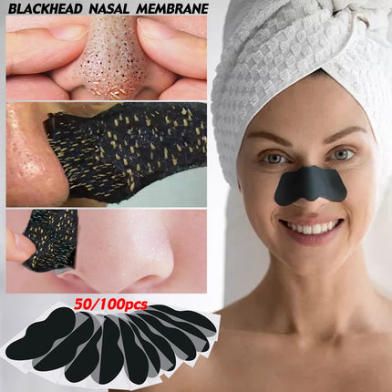 10 100pcs Nose Blackhead Remover Mask Deep Cleansing Skin Care Shrink
