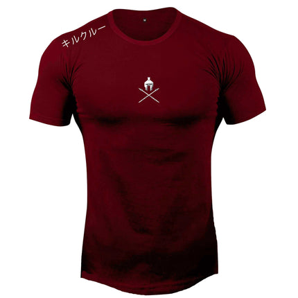 Men's outdoor fitness short sleeve