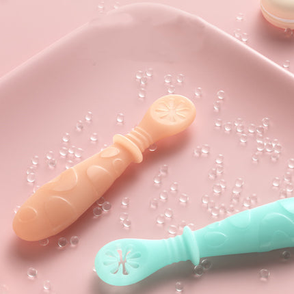 Food supplement silicone soft spoon