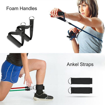 11 Pcs Yoga Resistance Bands Set