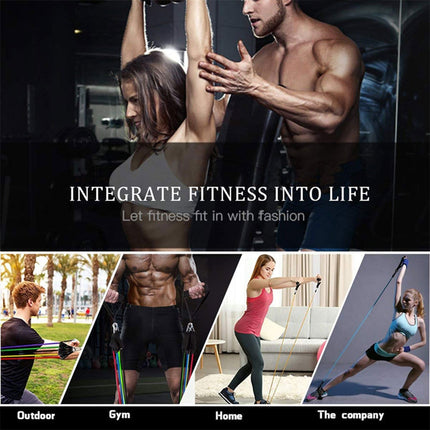 11 Pcs Yoga Resistance Bands Set