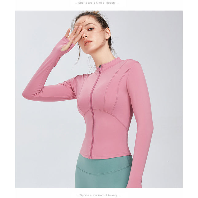 Sports top ladies fitness jacket
