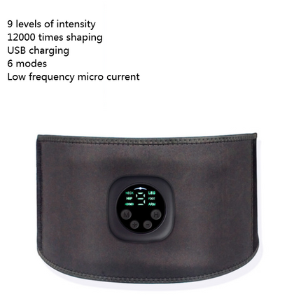 Smart Digital Display Fitness EMS Belt Abdominal Instrument Boxed Abdominal Muscle Trainer Lazy Fitness Artifact