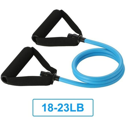 120cm Yoga Pull Rope Elastic Resistance Bands Rope Rubber Bands