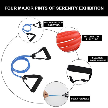 120cm Yoga Pull Rope Elastic Resistance Bands Rope Rubber Bands