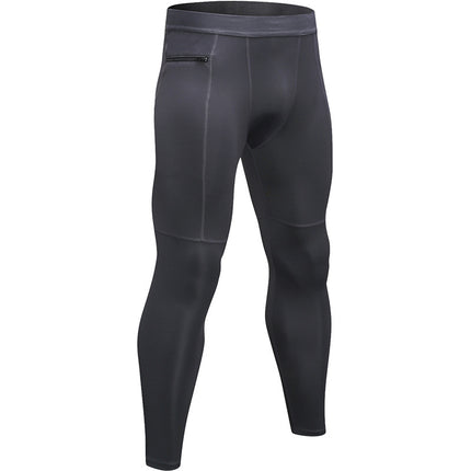 Men's zip pocket fitness pants