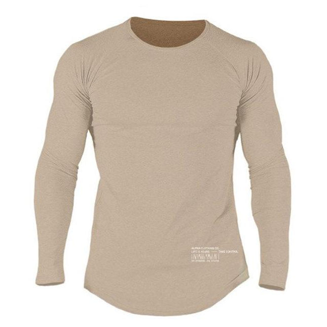 Men Long Sleeves Fitness Tees