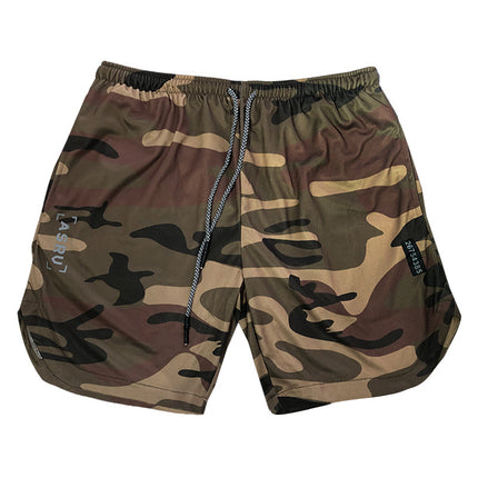 Men's quick-drying fitness shorts