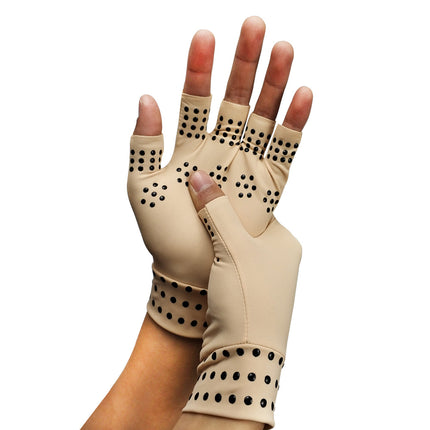 Health-Care Pressure Gloves Indoor Non-Slip Half-Finger Gloves