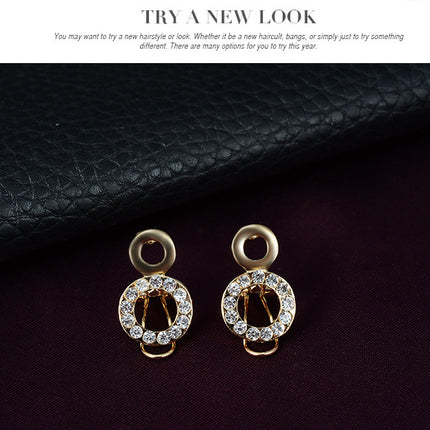 Diamond Jewelry Four-piece Alloy Jewelry Set