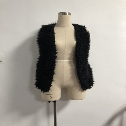 European and American Plush Waistcoat Vest Women Women's Clothing