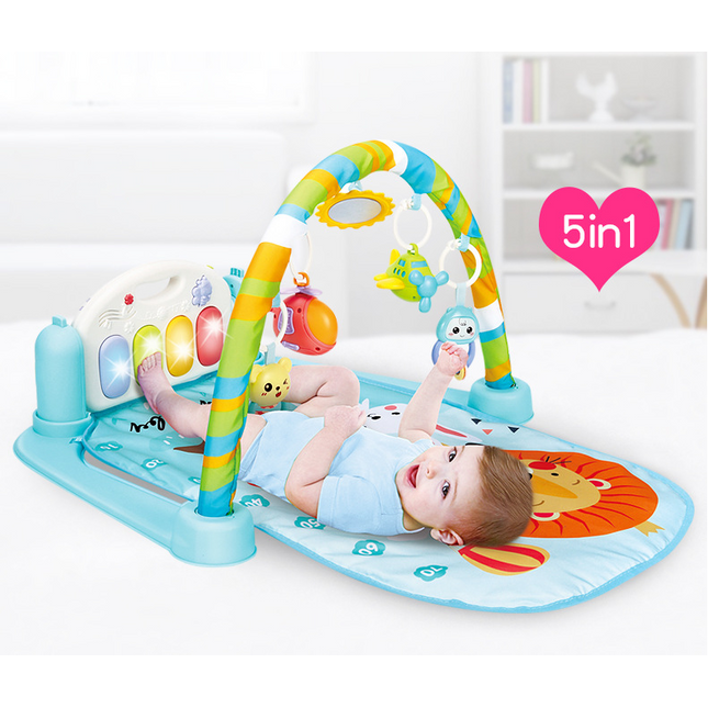 Baby pedal piano music fitness frame baby fitness blanket