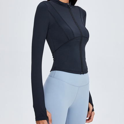 Sports top ladies fitness jacket