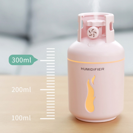Multifunctional gas tank humidifier