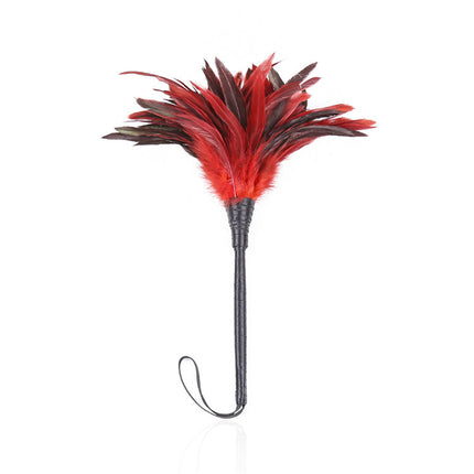 Couple Bed Tease Game Red Chicken Feather Health Care  Toys Tickling Feathers