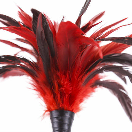 Couple Bed Tease Game Red Chicken Feather Health Care  Toys Tickling Feathers