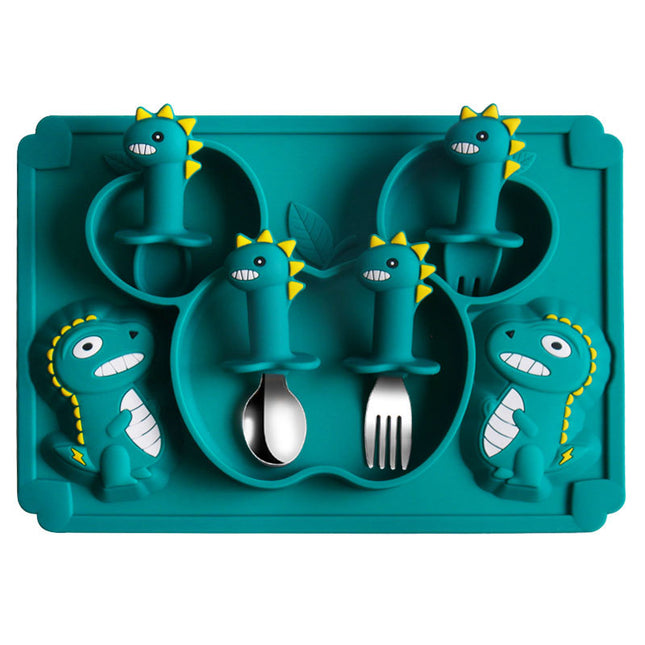 Children's Tableware Baby Suction Cup Silicone Food Supplement Bowl