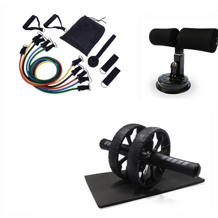 Keep Fit Wheels Slimming No Noise Abdominal Wheel Ab Roller for Gymnastics Exercise Fitness Equipment Muscle Trainer with Mat