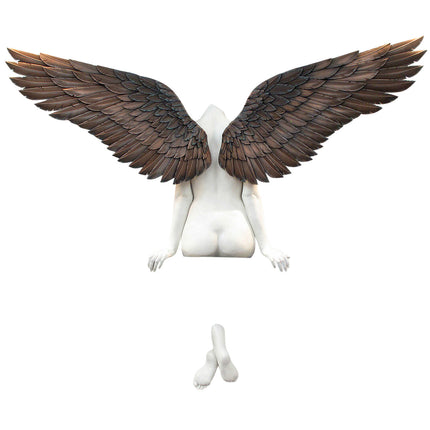 Angel Resin Wall Decoration Resin Wings Ornaments Garden Home Decoration
