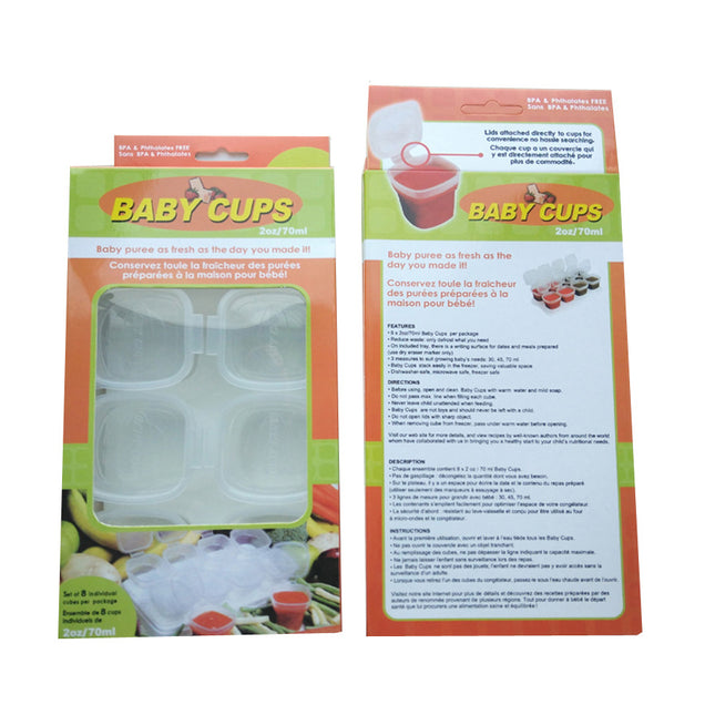 Baby Food Supplement Box, Baby Food Supplement Freezer Box Storage, Fresh-Keeping Box, Snacks