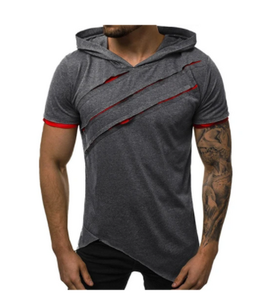 Personalized fitness pleated short sleeves