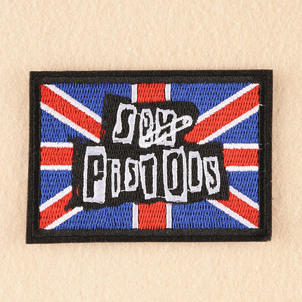 English Letter Embroidered Patch Apparel Badge