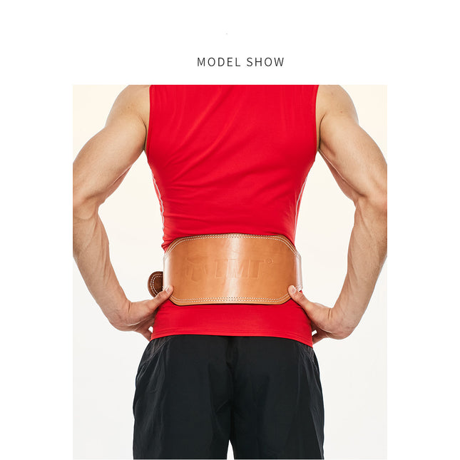 Fitness Belt Waist Protection Male Squat Deadlift Professional Female Leather Weightlifting Equipment Training Exercise
