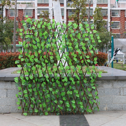 Simulation Fence Garden Outdoor Wooden Fence Plant Garden Fence Fence Fence Decorative Fence Telescopic Wooden Fence