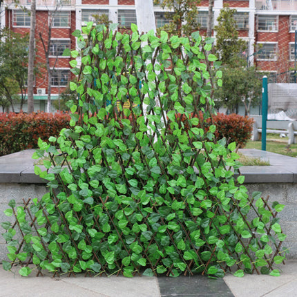 Simulation Fence Garden Outdoor Wooden Fence Plant Garden Fence Fence Fence Decorative Fence Telescopic Wooden Fence