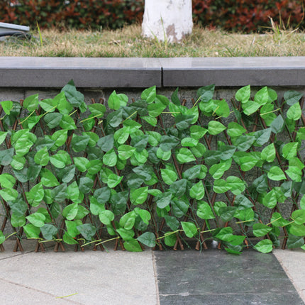 Simulation Fence Garden Outdoor Wooden Fence Plant Garden Fence Fence Fence Decorative Fence Telescopic Wooden Fence