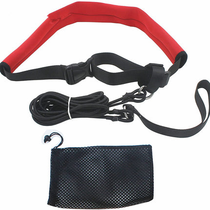Cross-Border Swimming Resistance Strength Training Equipment Elastic Rope Swimming Training Belt Set Swimming Equipment