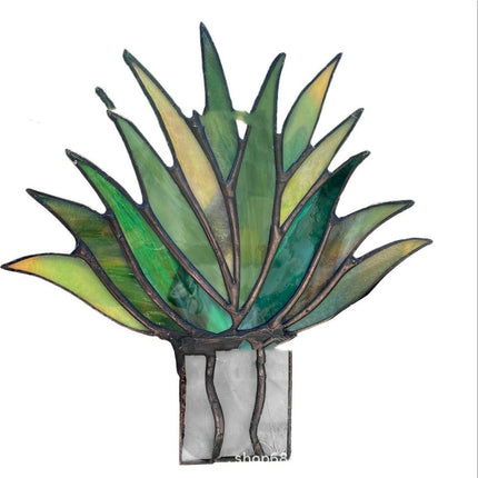 Mini Agave Acrylic Aloe Potted Plant Decoration Garden Decoration Home