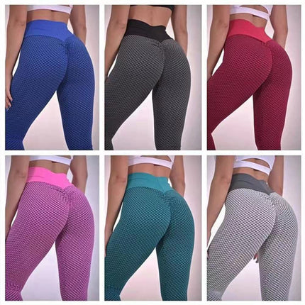 Ladies Jacquard Honeycomb Fitness Pants