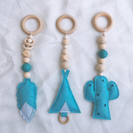 Cartoon Felt Fitness Device Pendant For Children's Room