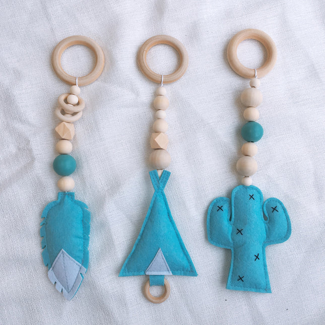 Cartoon Felt Fitness Device Pendant For Children's Room