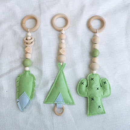 Cartoon Felt Fitness Device Pendant For Children's Room