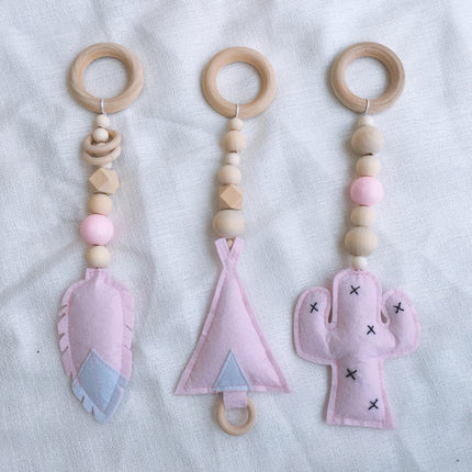 Cartoon Felt Fitness Device Pendant For Children's Room