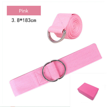 Pure Cotton Yoga Stretch Belt Fitness Tension Belt