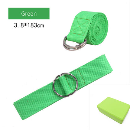 Pure Cotton Yoga Stretch Belt Fitness Tension Belt