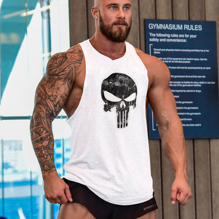 Fitness Exercise Running Print Vest
