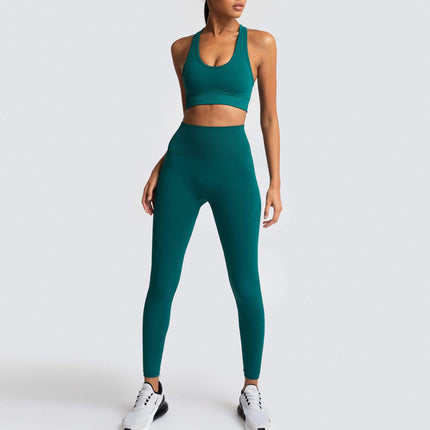 Two-piece Knitted Hip Fitness Vest