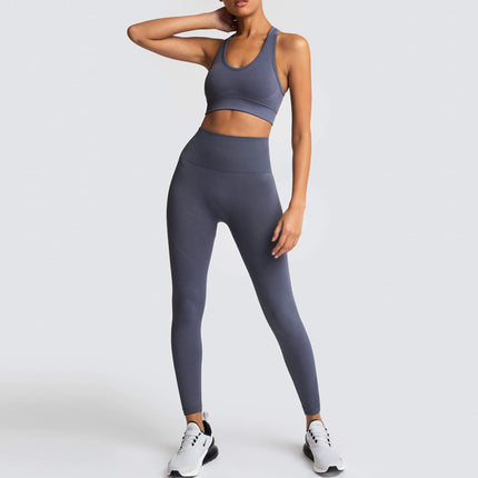 Two-piece Knitted Hip Fitness Vest