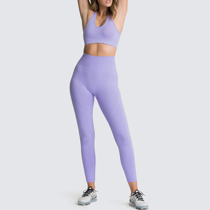 Two-piece Knitted Hip Fitness Vest