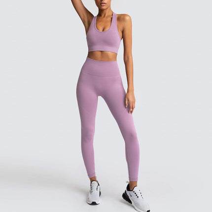 Two-piece Knitted Hip Fitness Vest
