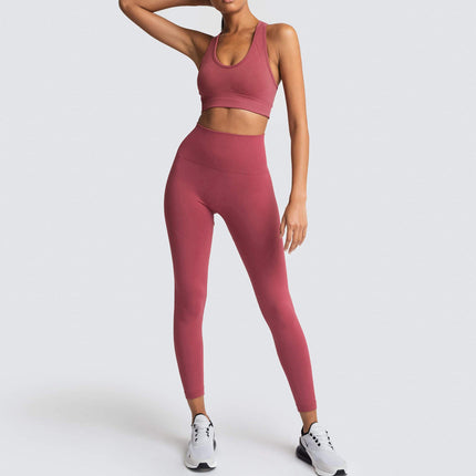 Two-piece Knitted Hip Fitness Vest
