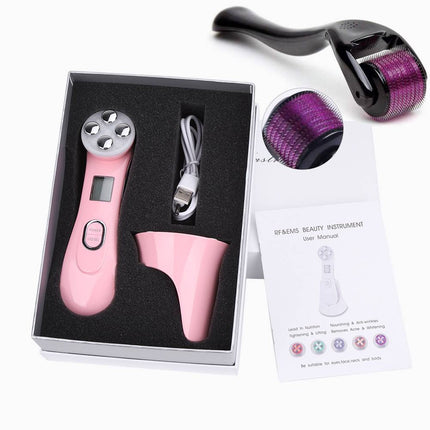 Facial care instrument with microneedles