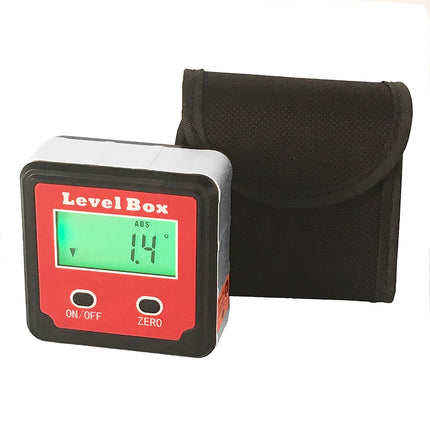 Digital inclinometer angle measuring tool