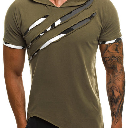 Personalized fitness pleated short sleeves