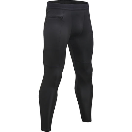 Men's zip pocket fitness pants